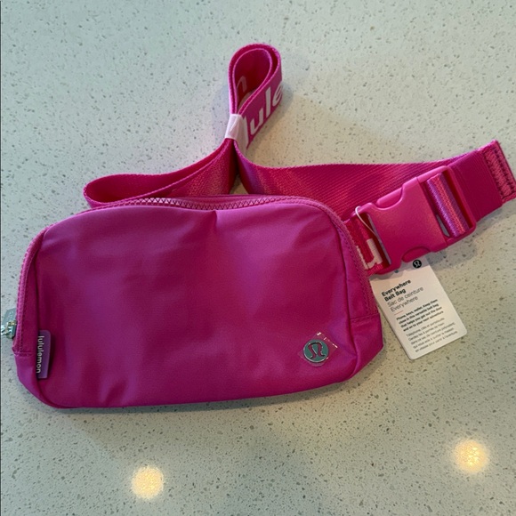 lululemon athletica Handbags - lululemon athletica Sonic Pink Crossbody Bag